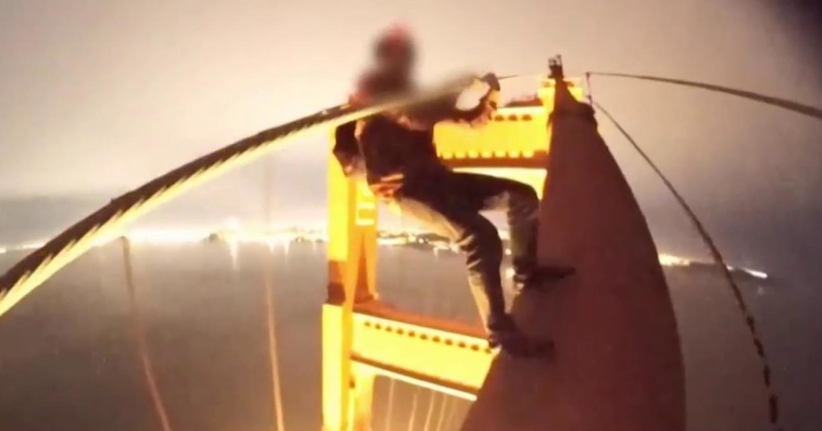 Dangerous selfie trend: Teens dangle from top of Golden Gate Bridge
