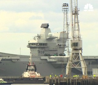 Britain's Largest Warship Sets Sail