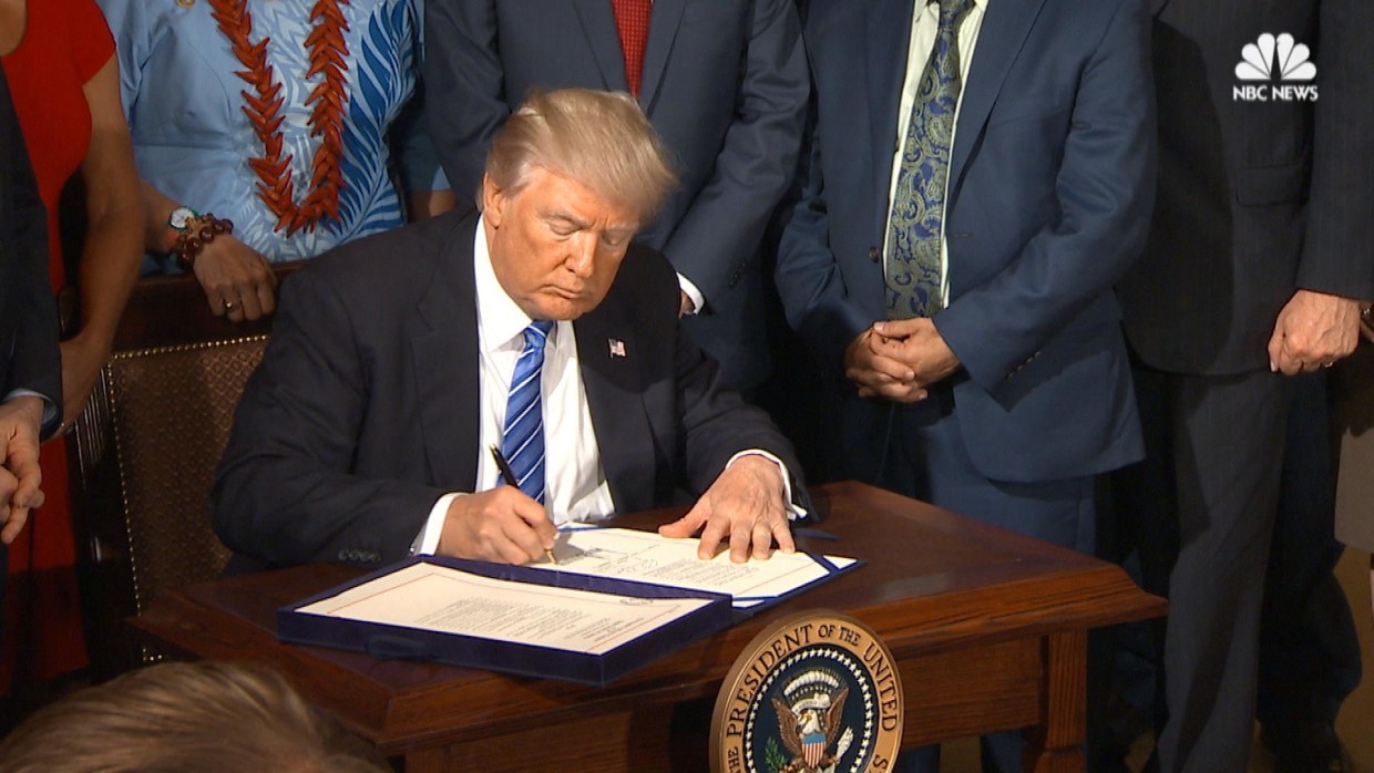 Trump Signs ‘Historic’ Bill to Transform Veterans Affairs