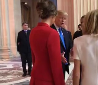 Watch Trump Compliment France's First Lady
