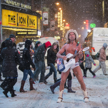 Naked Cowboy Stock Photos and Pictures | Getty Images