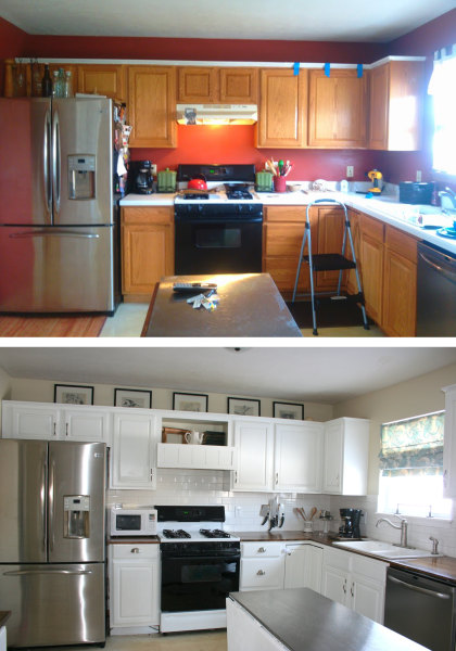 See what this kitchen looks like after an $800 DIY makeover - TODAY.com