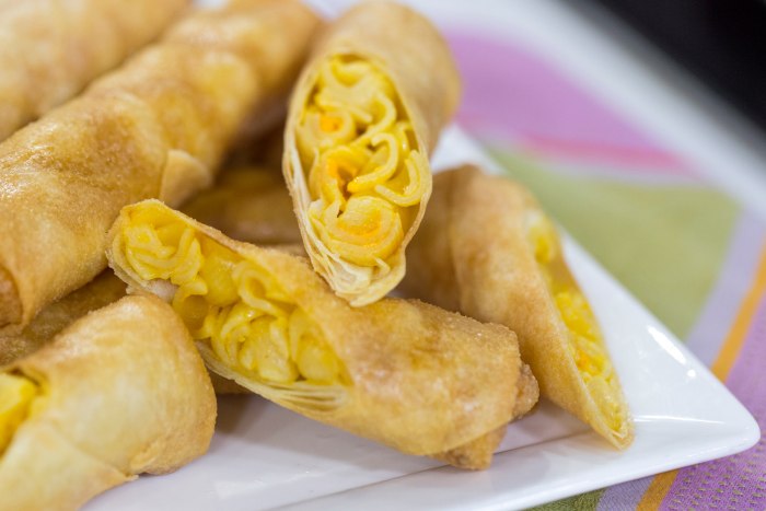 Macaroni and Cheese Spring Rolls - TODAY.com