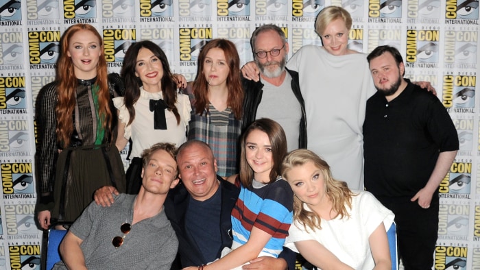 See the 'Game of Thrones' cast out of costume at Comic-Con - TODAY.com