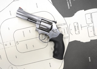 Image: A Smith &amp; Wesson .357 magnum revolver