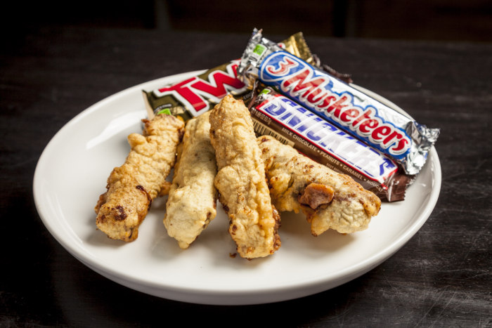 Image result for deep fried chocolate bars