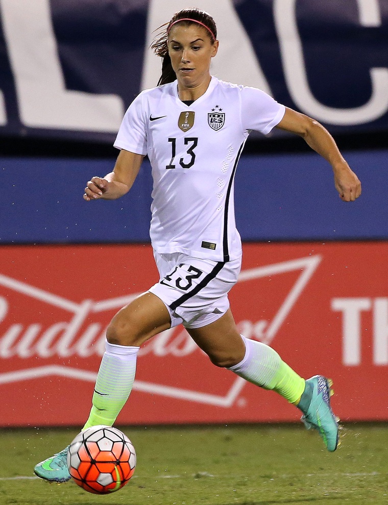 US women's soccer star Alex Morgan: 'Time to take a stand' for pay equality