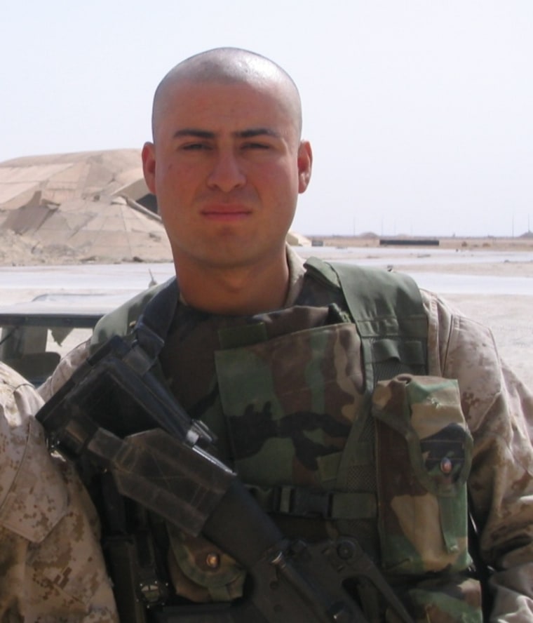 Jimmy Castellanos in Iraq in 2004.