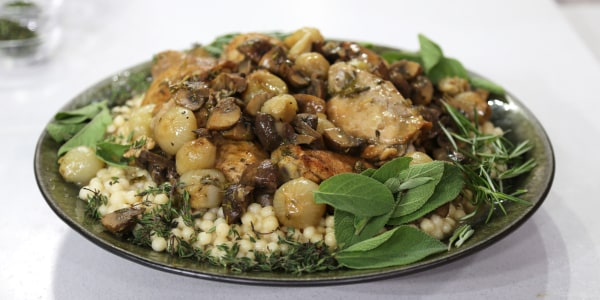 Spiced Chicken with Lebanese Couscous