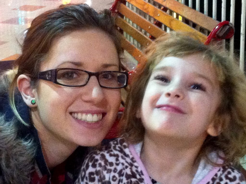 Image: Alison Flory with Her Little Sister in 2013