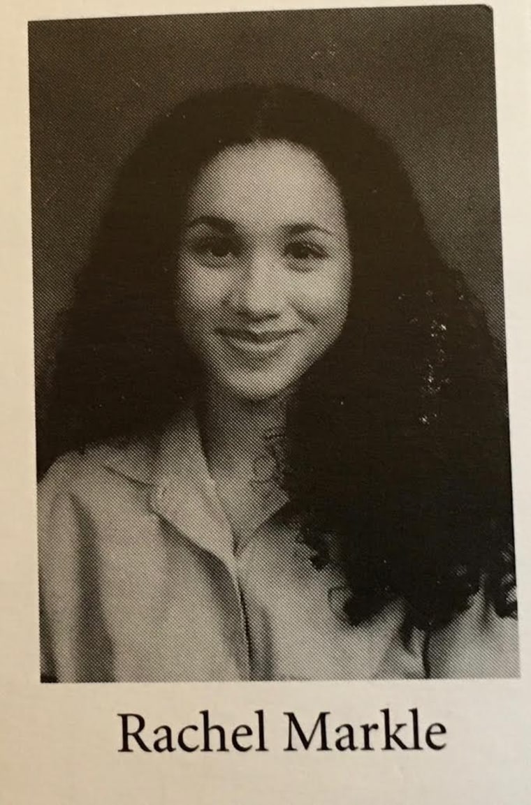 EXCLUSIVE: Meghan Markle shows her royal potential as homecoming queen in retro schoolday snaps