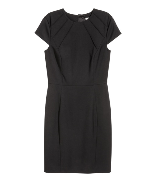 H&M fitted black dress for work Today Show