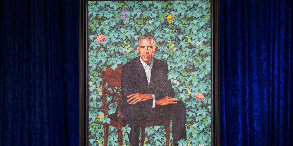Image result for Obama portrait