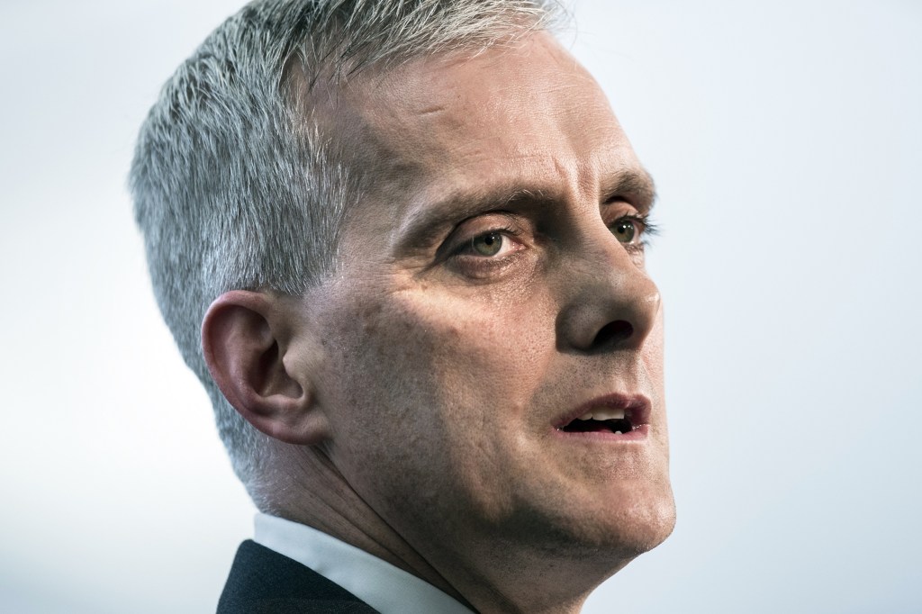 Image: Denis McDonough speaks at the National Security Agency