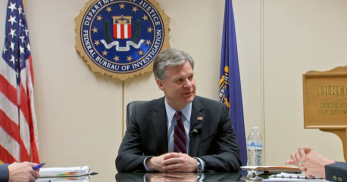 Image result for FBI chief on biggest threats: China spies, terror, rise in violent crime