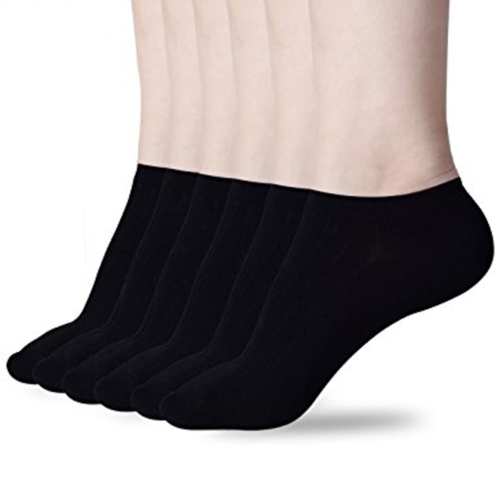 women's no show socks with heel tab