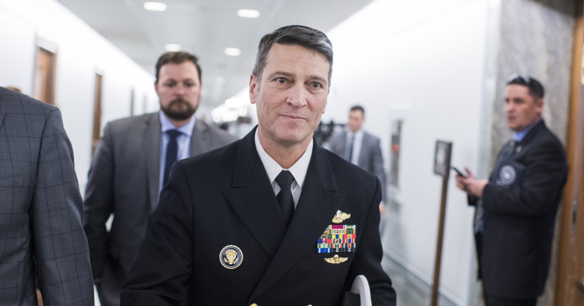 According to Scathing, the Rep.  Ronny Jackson inappropriate behavior as a doctor in the White House