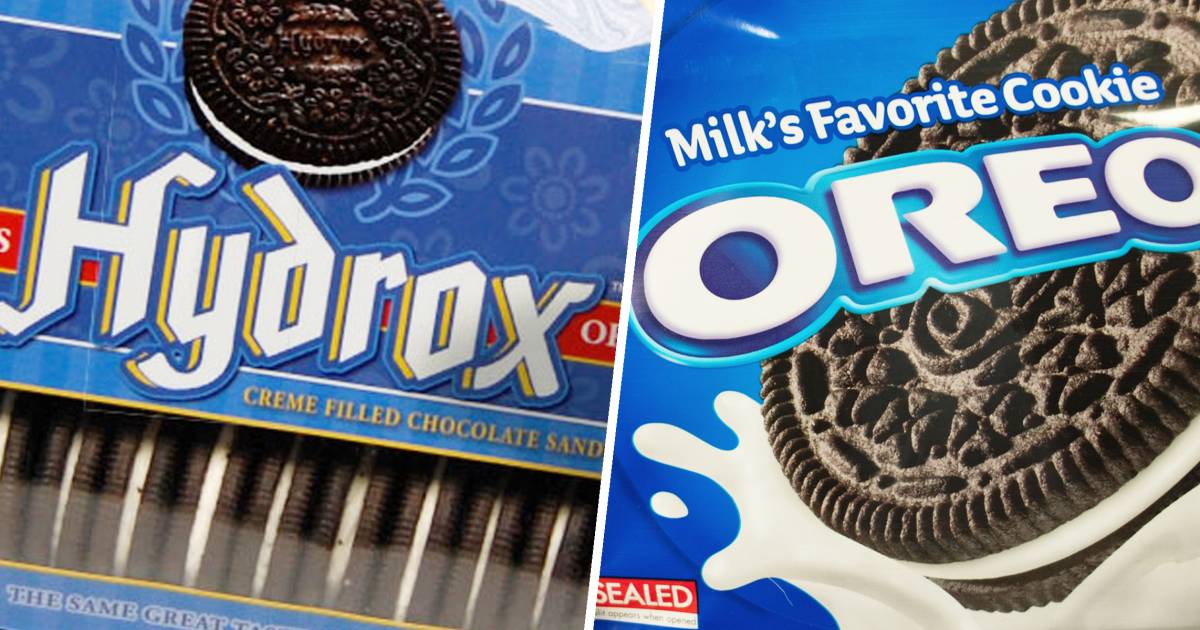 Hydrox filed a complaint against rival Oreo for hiding cookies