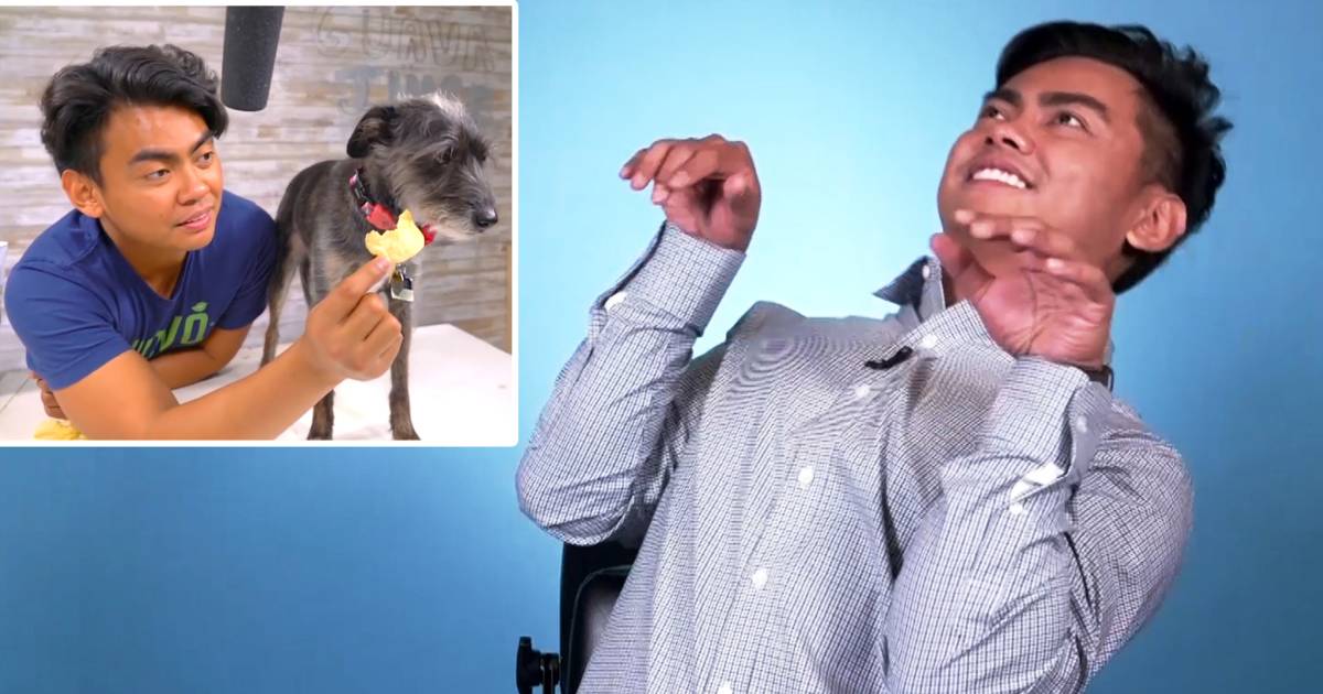 Viral YouTube star of Guava Juice reveals what it's like to have his dogs on set