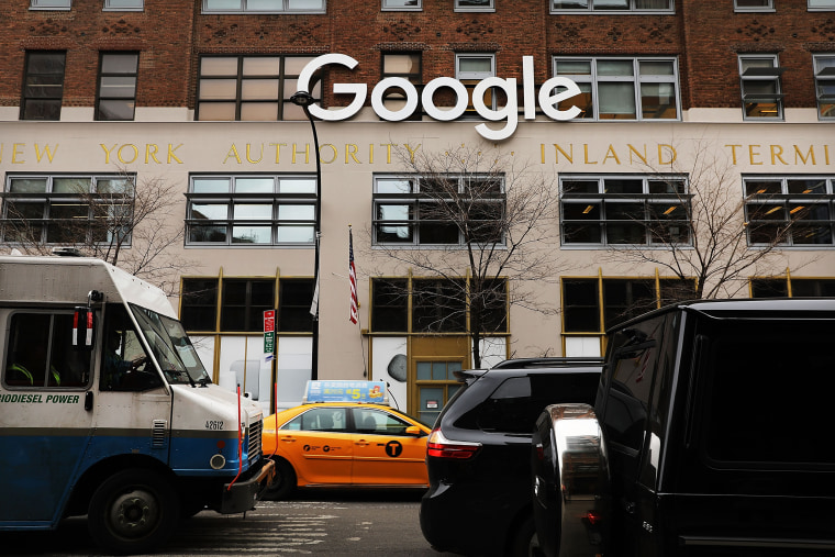 Image: Google's offices in New York on March 5, 2018.