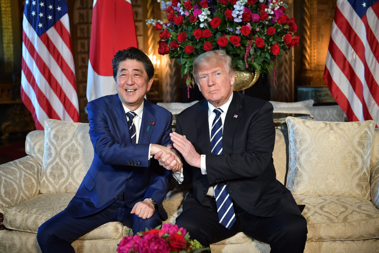 Image: Trump and Abe