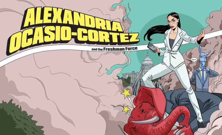 Image: Alexandria Ocasio-Cortez comic book