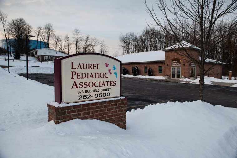  Laurel Pediatric Associates where Barto practiced beginning in 2000.Justin Merriman / for NBC News