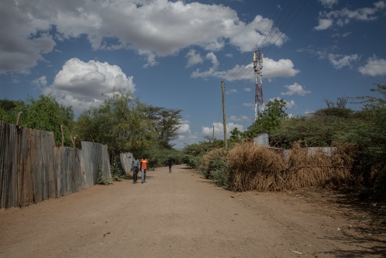 Image: The street in the Kakuma camp in which Salahuddin Waqo Halaki, a 33-year-old Ethiopian refugee, was reportedly shot multiple times by police in April 2017.