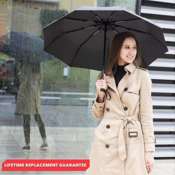 repel windproof travel umbrella with teflon coating review