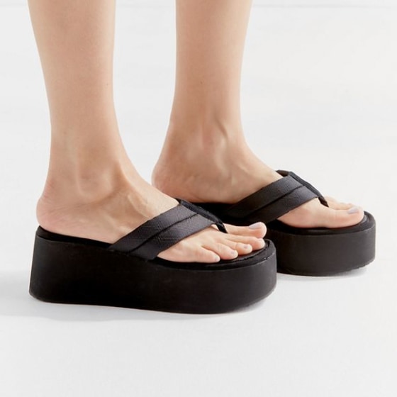 platform thong sandals