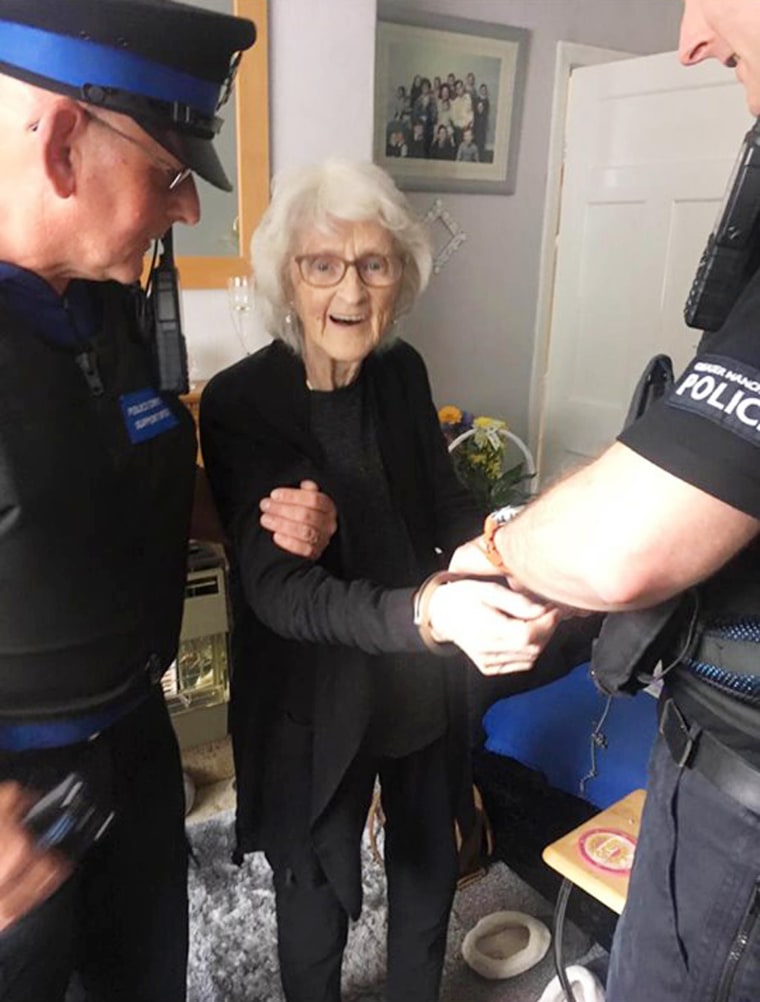 Great-great-grandmother arrest