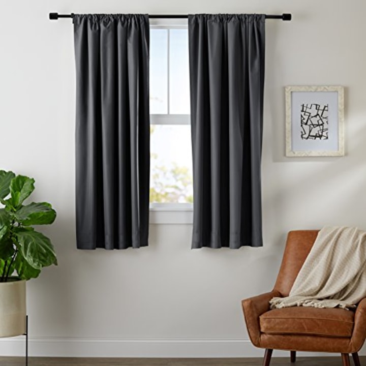 Darkening Curtains Drapes 2 Panel for Bedroom Living Room Bath Door