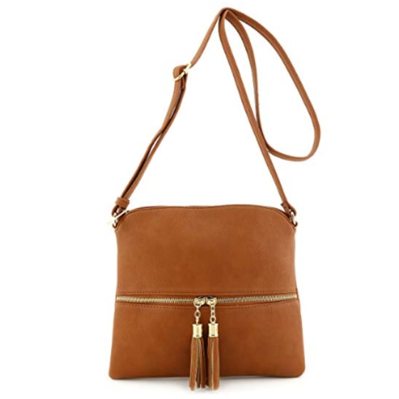This affordable crossbody bag is a bestseller on Amazon