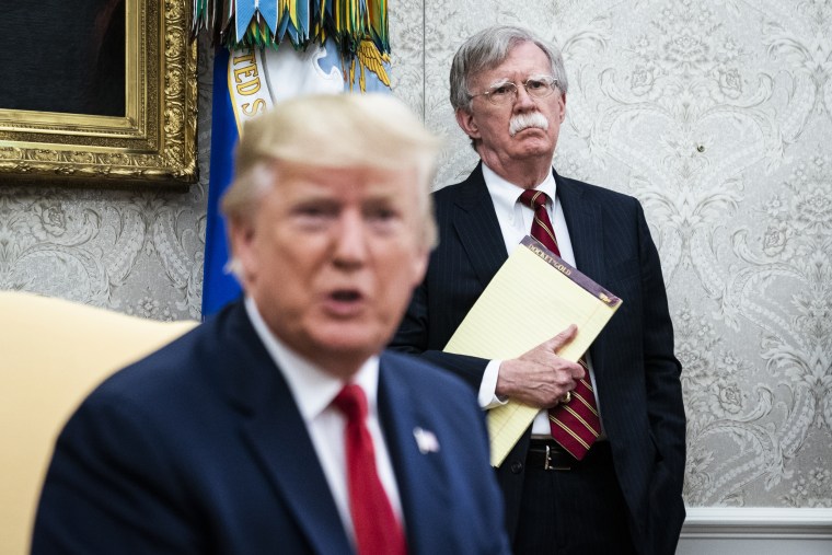Image result for Trump and Bolton