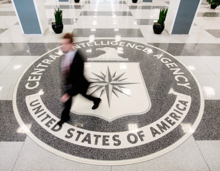 Image: The lobby of the CIA Headquarters building in McLean