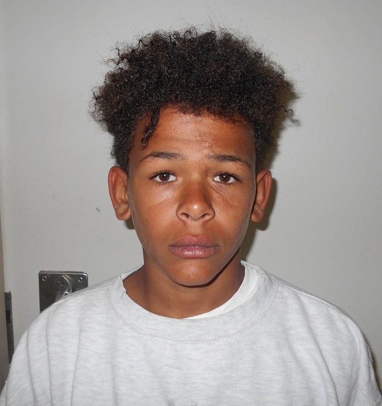 North Carolina Department of Public Safety released a photo of juvenile Jericho W. who escaped from the Robeson County Courthouse in Lumberton, N.C.

13-year-old charged with two murders escapes custody in North Carolina