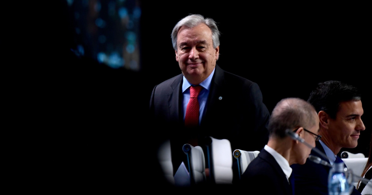 U.N. chief warns of 'point of no return' on climate change - NBCNews.com