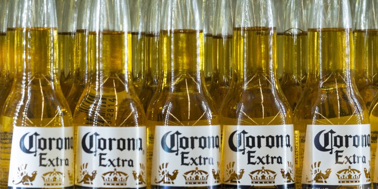Bottles of Corona beer