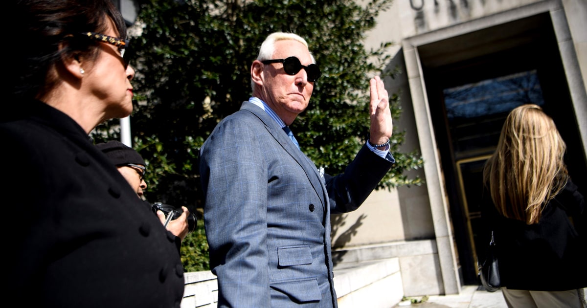 Roger Stone: President Trump 'saved my life' by commuting prison sentence - NBC News