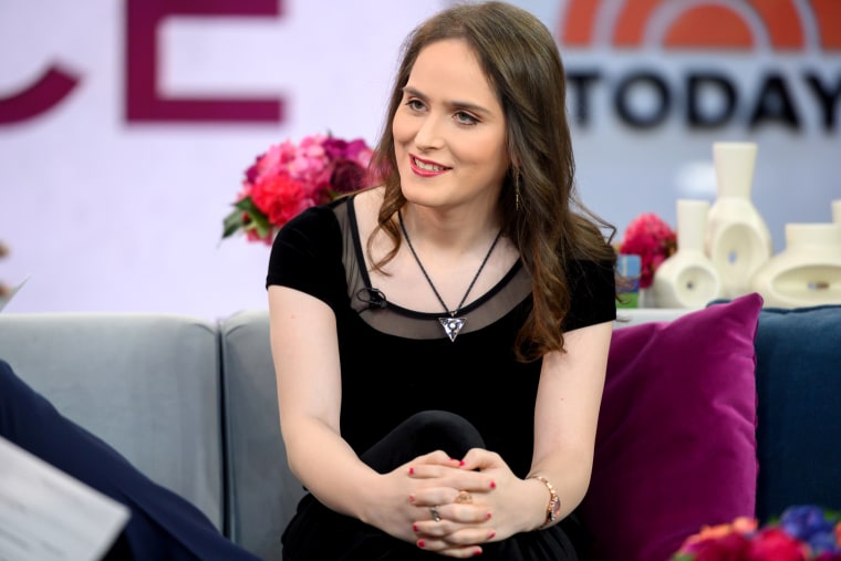 Image: Abby Stein appears on NBC's TODAY show on Nov. 19, 2019.