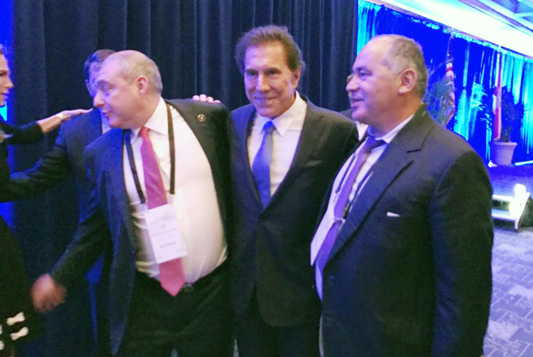 Parnas with casino magnate Steve Wynn and Russian oligarch Farkhad Akhmedov at an RNC event on March 4, 2017.