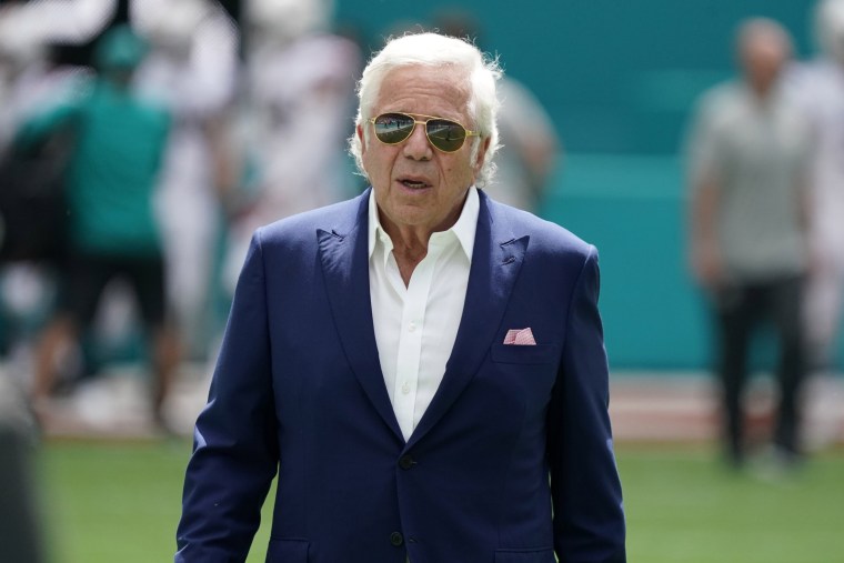 New England Patriots owner Robert Kraft charged with 