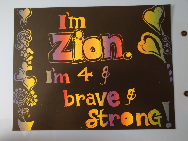 Thanks to Dr. Theresa Chapple's Twitter request, hundreds of families are making cards to send to 4-year-old Zion Hicks.