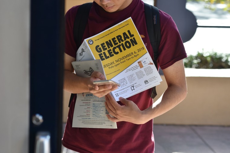 Image: University of California polling station