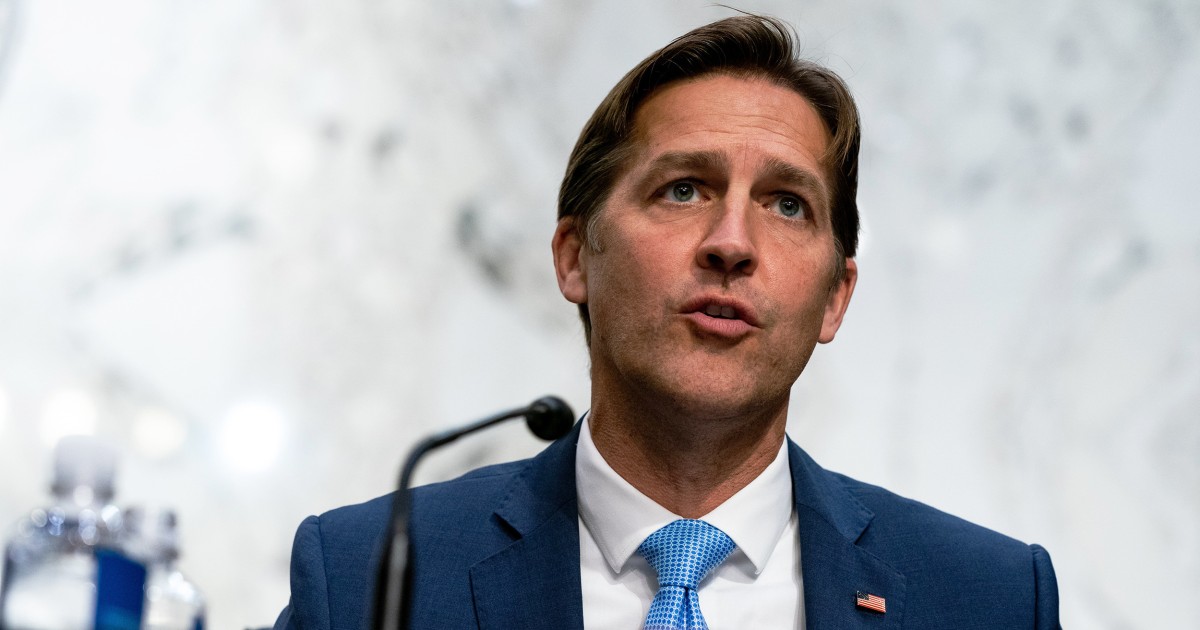 IDP Senator Ben Sasse is tearful over Republicans plotting to protest election results