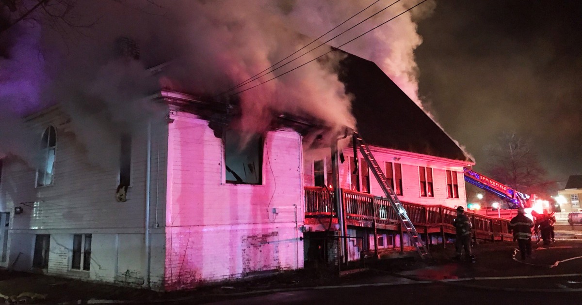 ‘Highly suspected’ fire in Black Church in Massachusetts is being investigated as arson