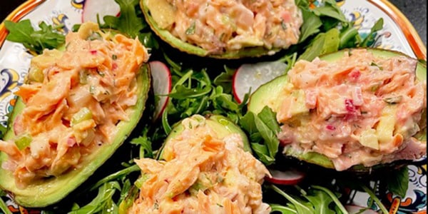 Valerie Bertinelli's Salmon Salad-Stuffed Avocados