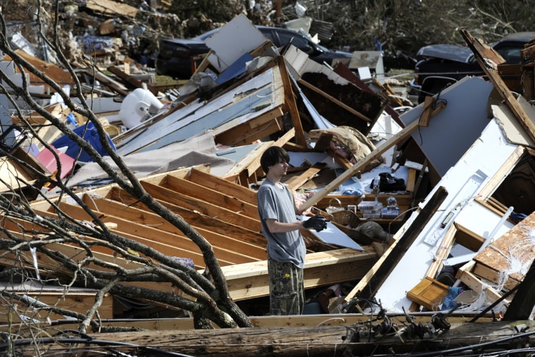 Image: Tornado Rips Through Fultondale, Alabama Damaging Structures