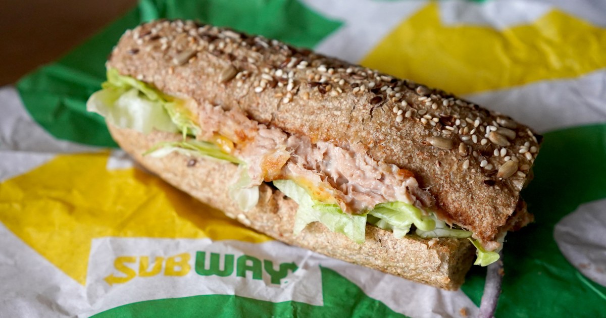 Lawsuit says Subway tuna sandwiches do not contain tuna