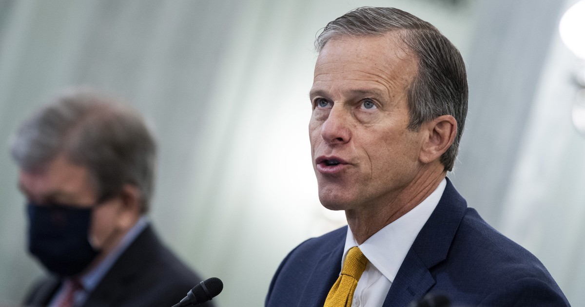 Senator John Thune said Trump’s Republican Party allies are engaging in the ‘culture of cancellation’